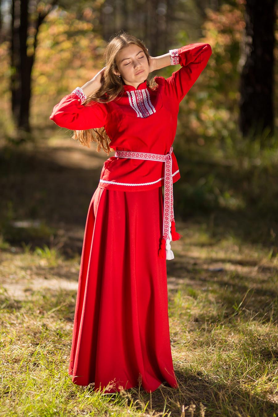 Underwear Women in Slavic costumes in Kharkov