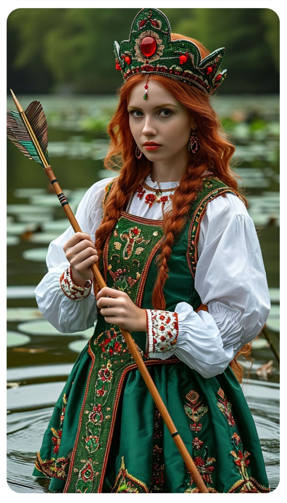 Nude girl Girls in Slavic costumes in Kharkov